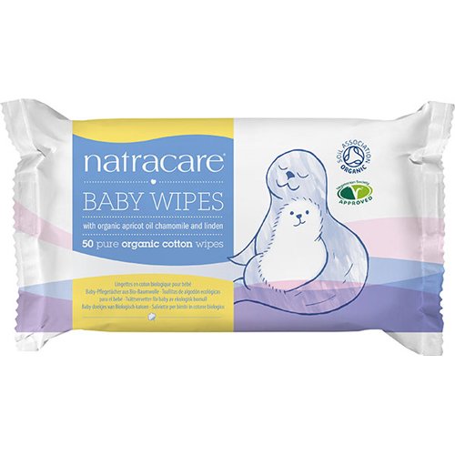 Natracare Baby Vådservietter (50 | 42.5 kr - GRATIS FRAGT