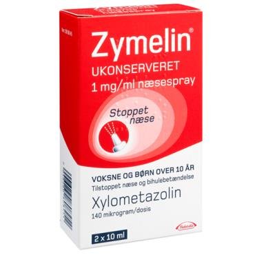 Tranquility Hr vandring Zymelin Ukonserveret Næsespray 1 mg - 2 x 10 ml. | NOM-584414