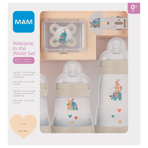MAM Gift Set for Newborn Babies Ivory - 1 sæt