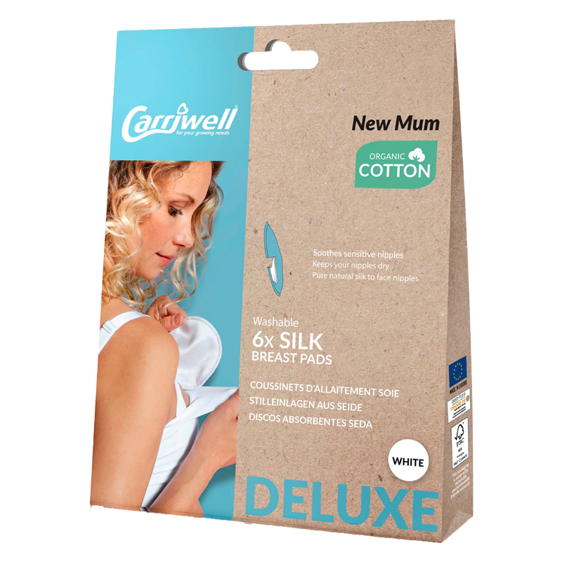 6 x Silk Breast Pads - Carriwell
