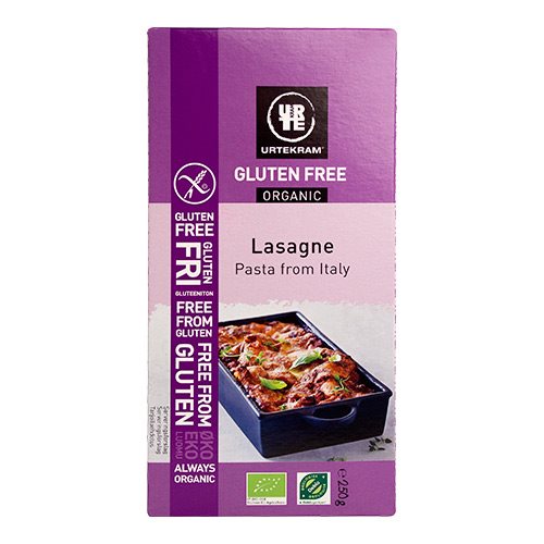 Urtekram Pasta Lasagne Glutenfri Ø - 250 g. | 21846