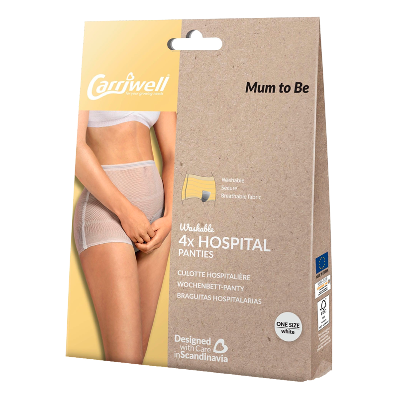 Carriwell Maternity & Deluxe Hospital Panties Pack of 2 - Black