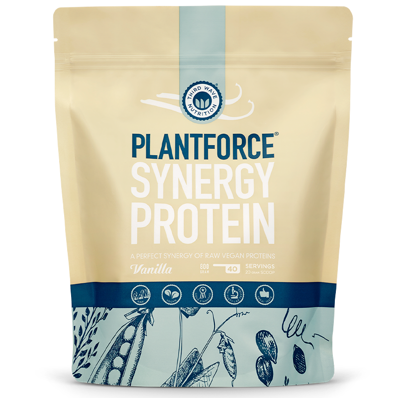 Køb Plantforce Synergy Protein Vanilla - 800 Gr. | Kun 294,00 Kr