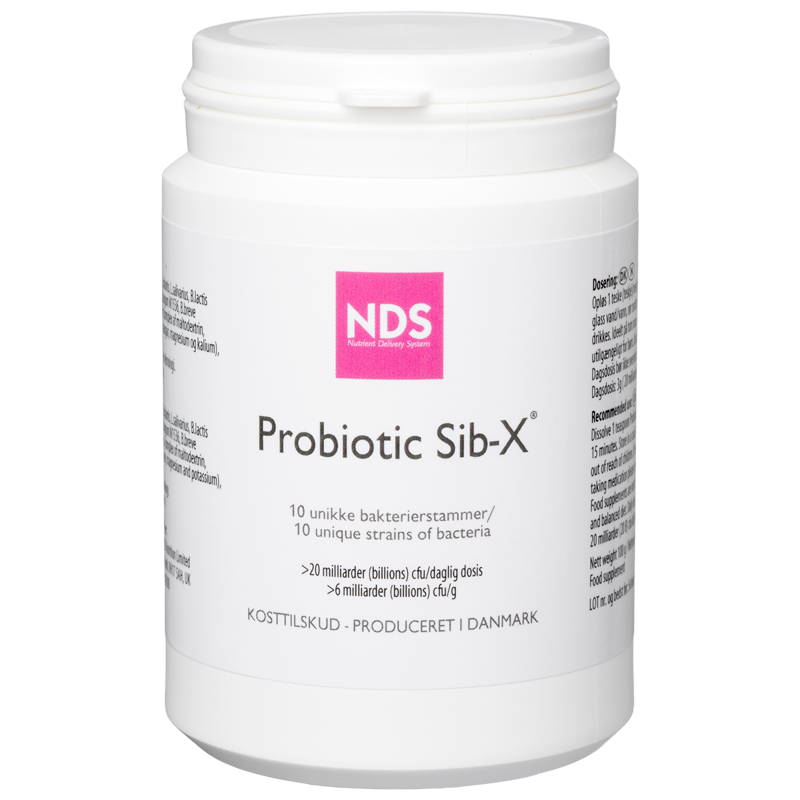 Fruity Forlænge rygrad NDS Probiotics Sib-X (100 g) | 249070-90