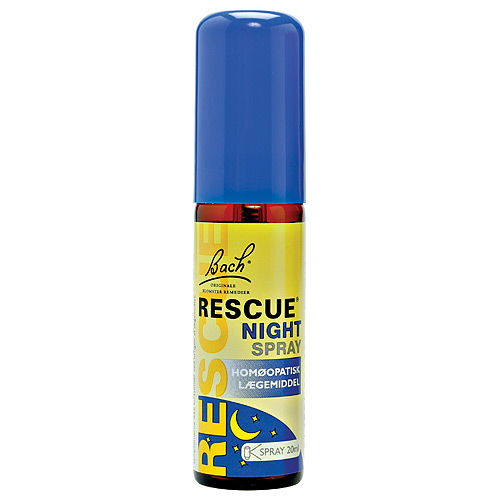 Køb Bach Rescue Night Spray - 20 Ml. | Dag-til-dag Levering