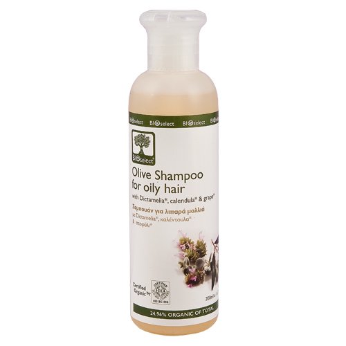 fløde Snestorm nikotin Bioselect Oliven Shampoo til fedtet hår - 200 ml. | 13507